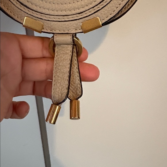 Chloe Marcie Bag - Nano Size in Beige, gold hardware with dusty. EUC leather - Picture 5 of 16